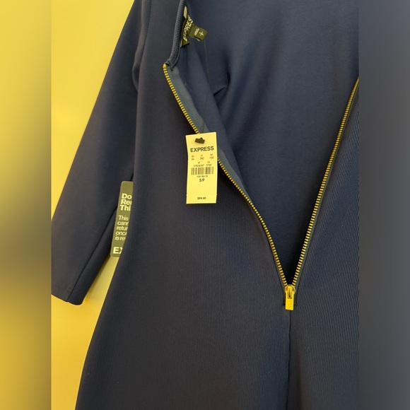 Express Women’s Bodycon Pencil Elegant Dress. Midi Dress. Never worn! With tags! - Picture 4 of 6